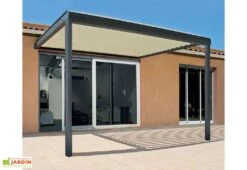 Pergola Bioclimatique Adossée En Aluminium Hostun I