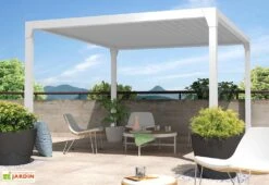 Pergola Bioclimatique En Aluminium Motorisée Beryl - 14 M²