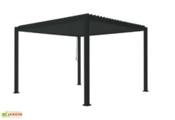 Pergola Bioclimatique Autoportée En Aluminium 9 M² + Store 3 M -Abriet Mobilier Soldes Boutique pergola bioclimatique aluminium