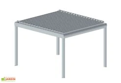 Pergola Bioclimatique Autoportée En Alu Avec Lames Motorisées Hostun II -Abriet Mobilier Soldes Boutique pergola bioclimatique aluminium motorisee hostun blanc
