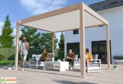 Nouvelles Arrivées -Abriet Mobilier Soldes Boutique pergola bioclimatique beige 3x4 ombrea 15 728363