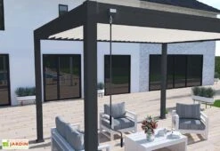 Pergola Bioclimatique En Aluminium Lames Orientables Ombréa - 12 M² 9 Pergola Bioclimatique En Aluminium Lames Orientables Ombréa - 12 M² -Abriet Mobilier Soldes Boutique pergola bioclimatique manuelle ombrea manivelle 15 728226