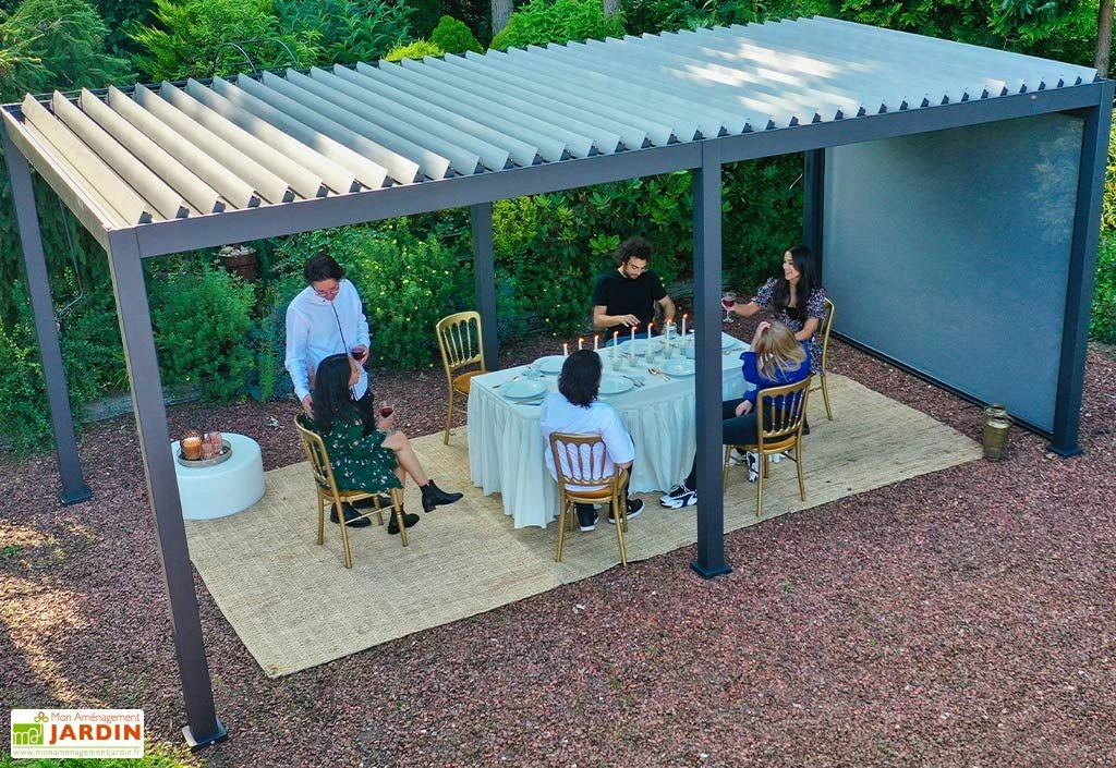 Store Latéral Enroulable Pour Pergola Bioclimatique Ombrea – 3 M 6 Store Latéral Enroulable Pour Pergola Bioclimatique Ombrea – 3 M – Image 6