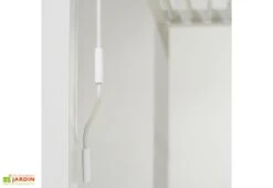 Pergola Bioclimatique Autoportée En Aluminium 12 M² + Store 4 M 10 Pergola Bioclimatique Autoportée En Aluminium 12 M² + Store 4 M -Abriet Mobilier Soldes Boutique pergola blanc alu detail manivelle autoportee 2