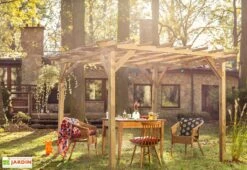 Nouvelles Arrivées 7 Pergola En Bois Traité Sous Pression – 300 X 300 X 215 Cm