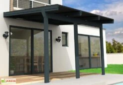 Pergola Photovoltaïque En Aluminium Cornaline Gris – 19,9 M²