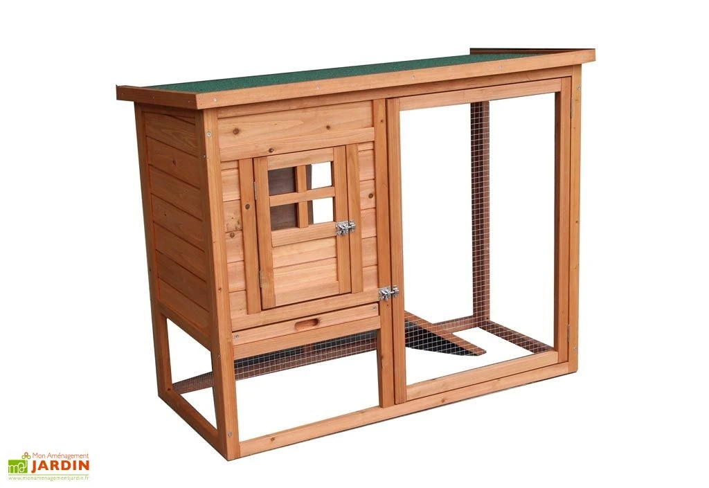 Poulailler En Bois Standard Pour 2 Poules (100 X 50 X 80 Cm) 1 Poulailler En Bois Standard Pour 2 Poules (100 X 50 X 80 Cm)