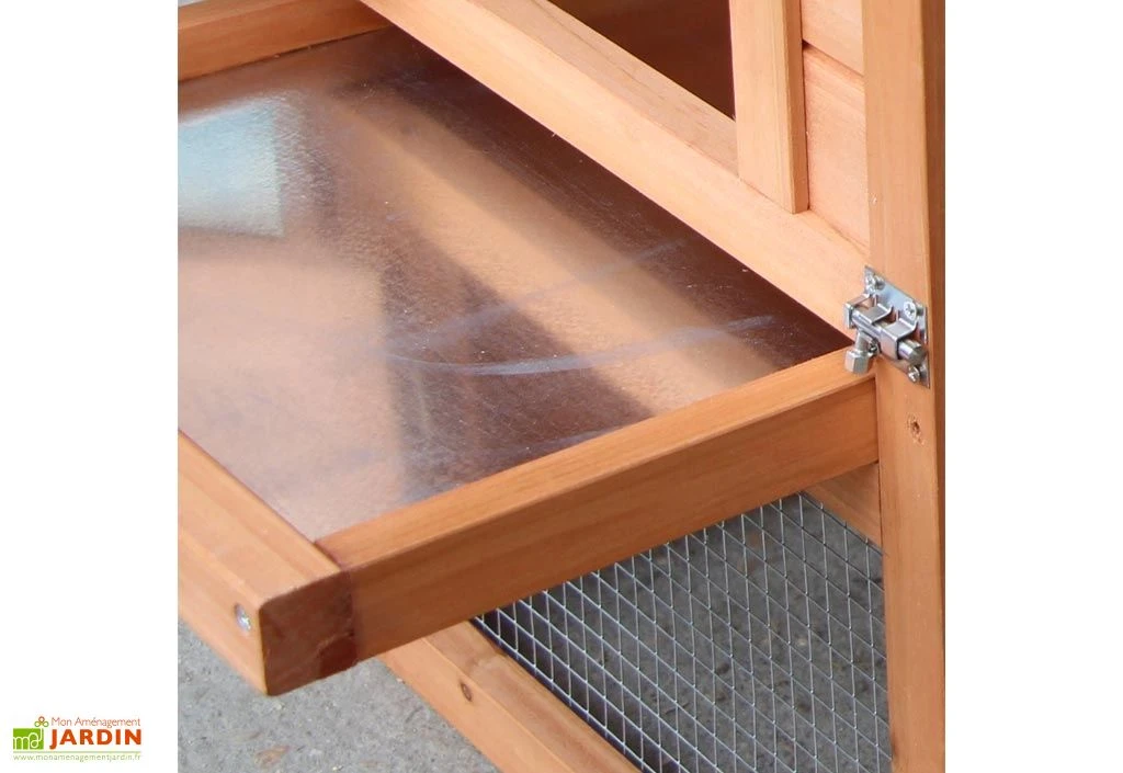 Poulailler En Bois Standard Pour 2 Poules (100 X 50 X 80 Cm) 3 Poulailler En Bois Standard Pour 2 Poules (100 X 50 X 80 Cm) – Image 3