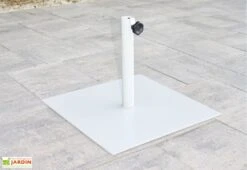 Pied De Parasol En Acier Laqué - Flat