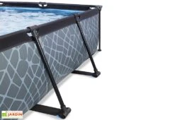 EXIT TOYS Piscine Hors Sol Tubulaire Rectangulaire – 300 X 200 X 65 Cm -Abriet Mobilier Soldes Boutique piscine hors sol tubulaire acier pvc exit toys