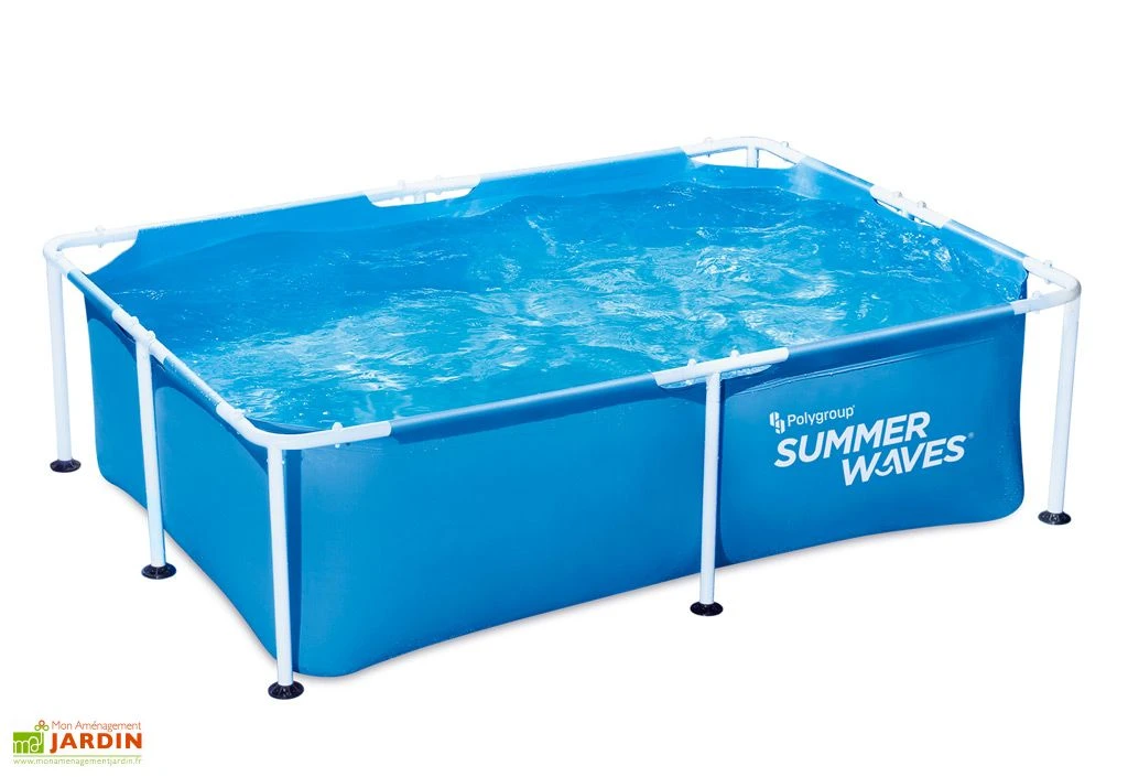 Summer Waves Piscine Hors-sol Tubulaire Rectangulaire – 213 X 152 X 61 Cm 2 Summer Waves Piscine Hors-sol Tubulaire Rectangulaire – 213 X 152 X 61 Cm – Image 2