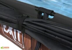 EXIT TOYS Piscine Hors Sol Tubulaire Rectangulaire – 220 X 150 X 65 Cm + Ombrage -Abriet Mobilier Soldes Boutique piscine tubulaire attaches voile ombrage exit toys
