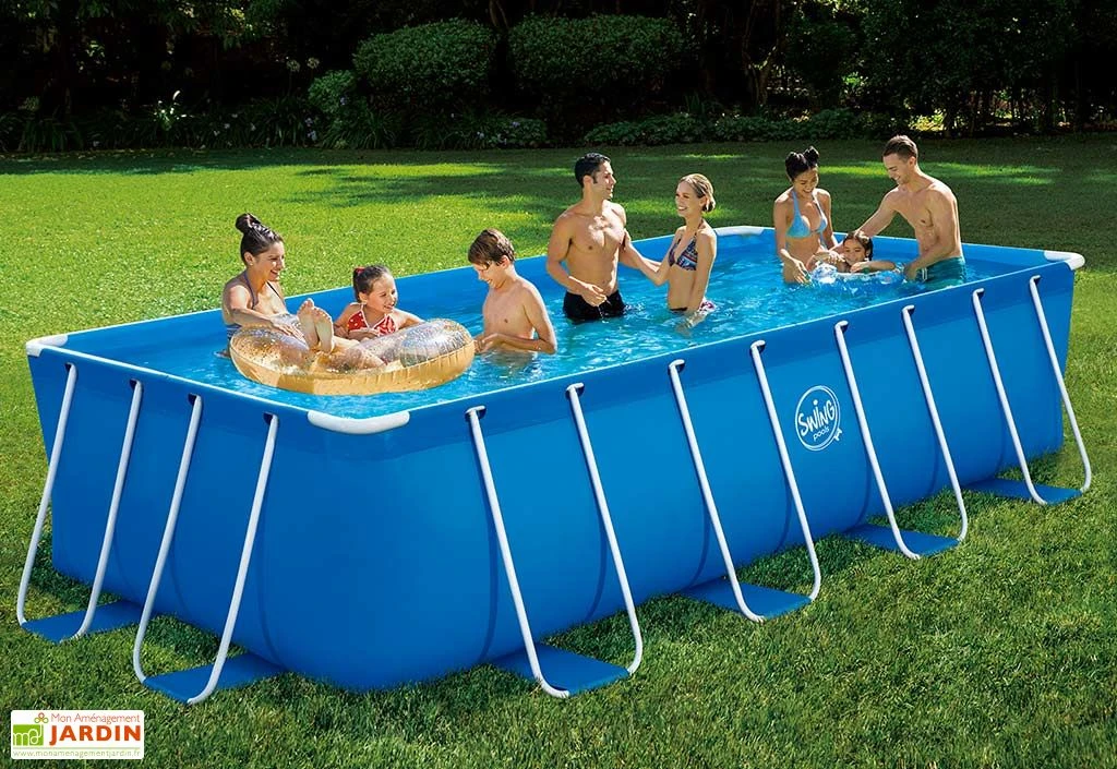 Piscine Hors Sol Tubulaire Rectangulaire – 4,88 X 2,44 X 1,07 M 2 Piscine Hors Sol Tubulaire Rectangulaire – 4,88 X 2,44 X 1,07 M – Image 2