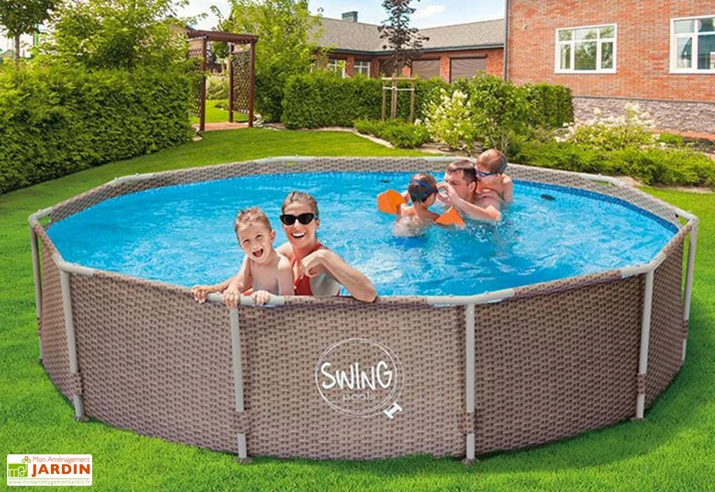 Piscine Hors Sol Tubulaire En Métal Et PVC - Ø 3,6 M 2 Piscine Hors Sol Tubulaire En Métal Et PVC - Ø 3,6 M – Image 2