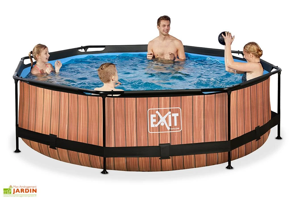 EXIT TOYS Piscine Hors Sol Tubulaire Ronde – 300 X 76 Cm 4 EXIT TOYS Piscine Hors Sol Tubulaire Ronde – 300 X 76 Cm – Image 4