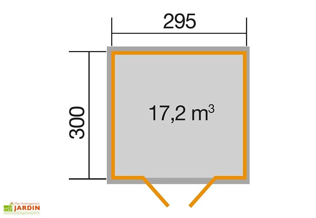 Abri De Jardin En Bois D’épicéa 219 Weka-Line T3 - 8,85 M² 4 Abri De Jardin En Bois D’épicéa 219 Weka-Line T3 - 8,85 M² – Image 4
