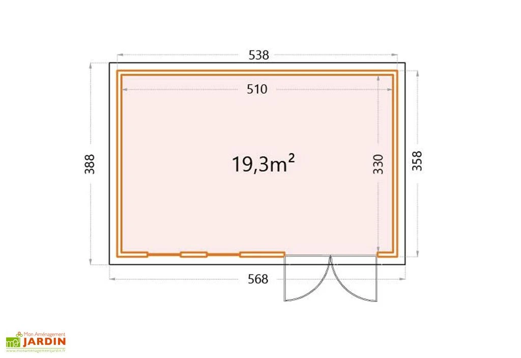 Abri De Jardin En Métal Avec Parois Vitrées Eleganto Plus – 19,3 M² 6 Abri De Jardin En Métal Avec Parois Vitrées Eleganto Plus – 19,3 M² – Image 6
