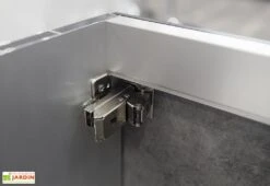 Cuisine Extérieure En Bois Et Aluminium 282 X 61 Cm Urban 11 Cuisine Extérieure En Bois Et Aluminium 282 X 61 Cm Urban -Abriet Mobilier Soldes Boutique plan serre alu 2