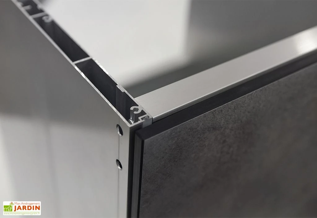 Cuisine Extérieure En Bois Et Aluminium 282 X 61 Cm Urban 4 Cuisine Extérieure En Bois Et Aluminium 282 X 61 Cm Urban – Image 4