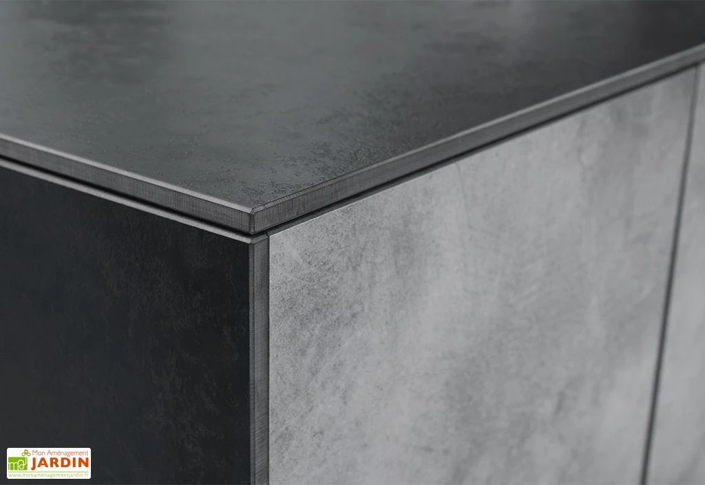 Cuisine Extérieure En Bois Et Aluminium 282 X 61 Cm Urban 5 Cuisine Extérieure En Bois Et Aluminium 282 X 61 Cm Urban – Image 5