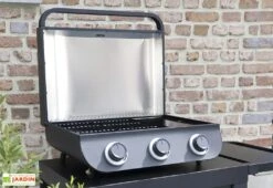 Barbecue Au Gaz à Poser En Métal – 3 Brûleurs 6 Barbecue Au Gaz à Poser En Métal – 3 Brûleurs -Abriet Mobilier Soldes Boutique plancha au gaz exterieure