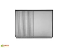 Plancha Gaz Inox 2 Brûleurs Plaque Rainurée 53x40 Cm – CHEF 55 XLR -Abriet Mobilier Soldes Boutique plancha chef 55 xlr 4