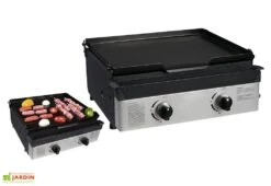 Plancha De Table Au Gaz 2 Feux