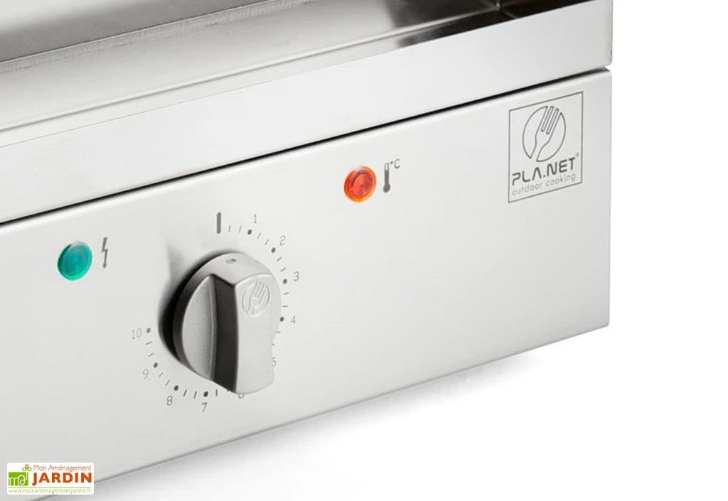 Plancha électrique En Inox 2080 W Avec Couvercle Amovible - 54 X 50 X 20 Cm 3 Plancha électrique En Inox 2080 W Avec Couvercle Amovible - 54 X 50 X 20 Cm – Image 3