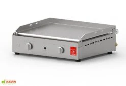 Plancha Gaz Inox CHEF 55 XL + Chariot Fermé (Pack Complet) 6 Plancha Gaz Inox CHEF 55 XL + Chariot Fermé (Pack Complet) -Abriet Mobilier Soldes Boutique plancha en inox gaz 2 bruleurs avec housse chariot ferme 5600w 1