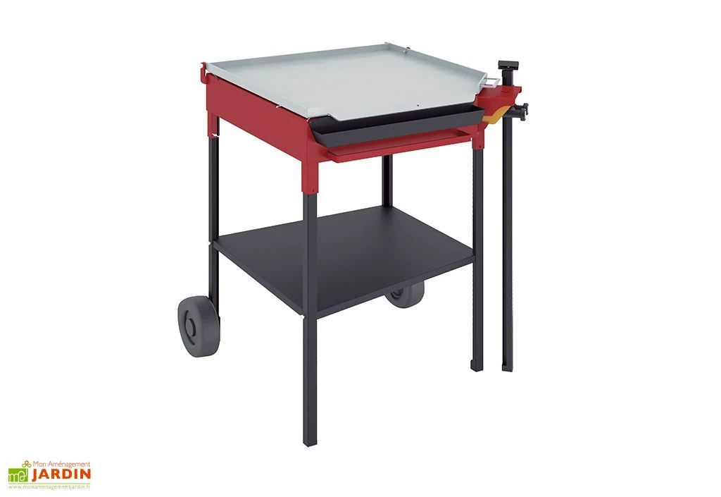 Plancha Gaz Sur Chariot Acier Au Carbone 58 X 58 Cm 1 Plancha Gaz Sur Chariot Acier Au Carbone 58 X 58 Cm