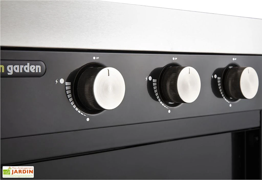 Plancha à Gaz 3 Brûleurs Sur Chariot En Métal Finesta 2 Plancha à Gaz 3 Brûleurs Sur Chariot En Métal Finesta – Image 2