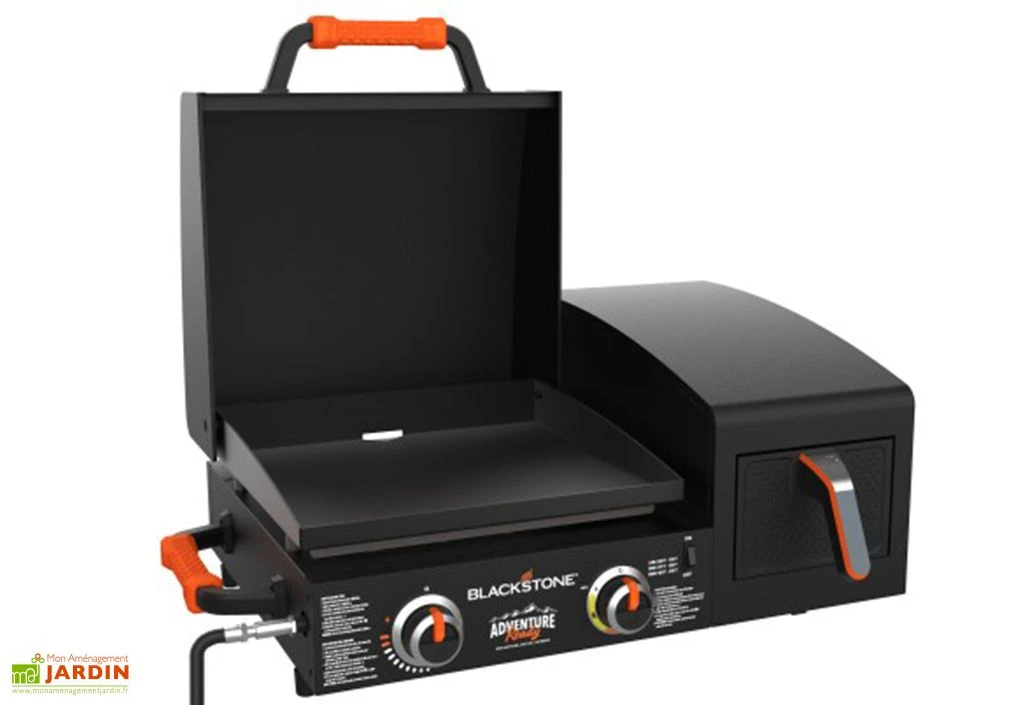 Plancha à Gaz 2 Brûleurs 12,5 KW + Friteuse à Air Blackstone AR 17’’ 2 Plancha à Gaz 2 Brûleurs 12,5 KW + Friteuse à Air Blackstone AR 17’’ – Image 2