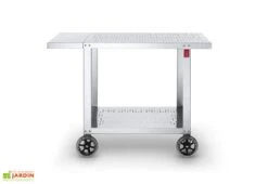 Plancha à Gaz En Inox Alfa 600 (40 X 60 Cm) + Chariot Et Housse -Abriet Mobilier Soldes Boutique plancha gaz inox alfa 600 chariot housse 1