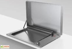 Plancha Gaz Inox Encastrable 53x40 Cm – OASI 55 (Option Table)