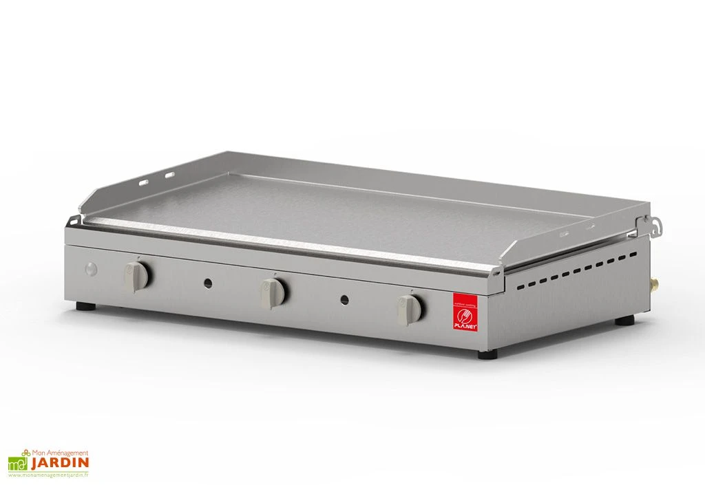 Plancha à Gaz En Inox Chef 80 (79 X 40 Cm) + Chariot Fermé Et Housse 2 Plancha à Gaz En Inox Chef 80 (79 X 40 Cm) + Chariot Fermé Et Housse – Image 2