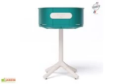 Braséro Sur Pieds En Fonte D’aluminium - Sam -Abriet Mobilier Soldes Boutique plancha inox sur pieds turquoise