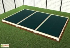 Plancher En Bois Brut Pour Studio De Jardin Como 11 M² 11 Plancher En Bois Brut Pour Studio De Jardin Como 11 M² -Abriet Mobilier Soldes Boutique plancher chalet jardin etape 4 1