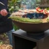 Braséro Plancha D’extérieur Avec Plaque De Cuisson En Acier - ø 60 Cm