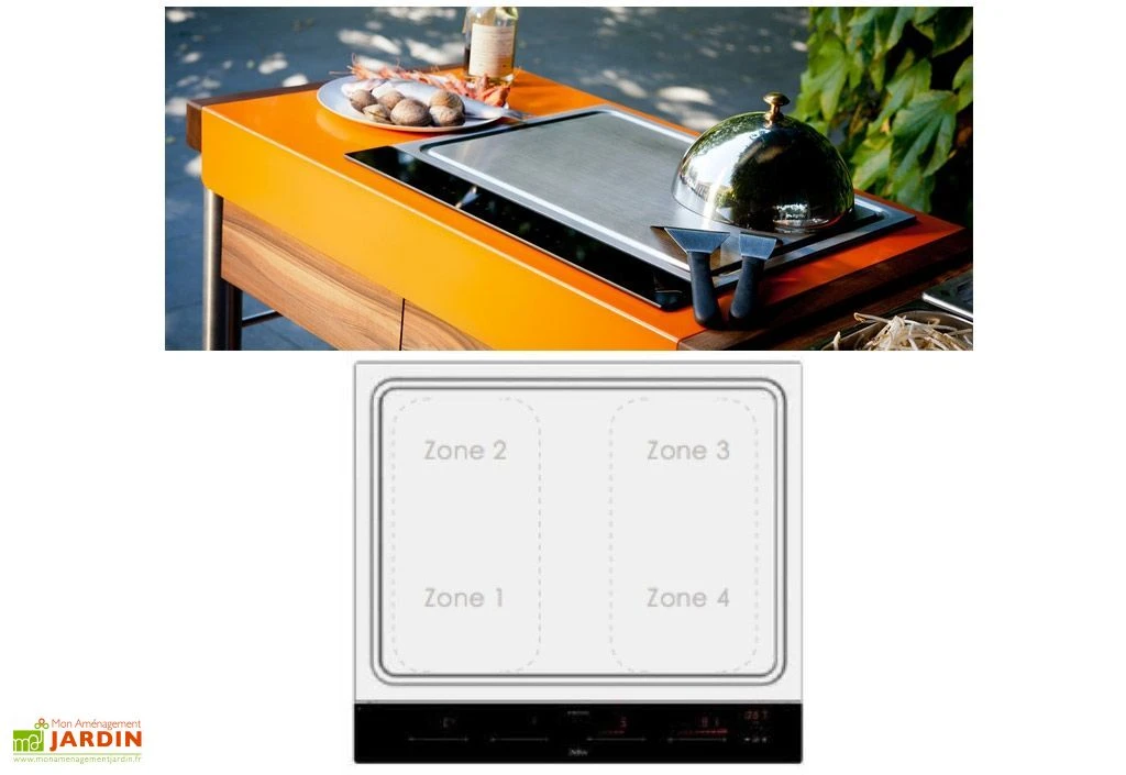 Plaque De Cuisson Induction Teppanyaki 58cm 5600 W 2 Plaque De Cuisson Induction Teppanyaki 58cm 5600 W – Image 2