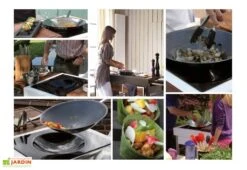 Plaque De Cuisson Induction Wok 40cm 3200 W -Abriet Mobilier Soldes Boutique plaque cuisson induction cuisine exterieur indu haut gamme wok 1