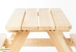 Pinolino Table De Pique-nique En Bois Pour Enfant – Nicky Maxi -Abriet Mobilier Soldes Boutique plateau table pique nique enfant bois