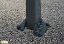 Carport En Aluminium Arcadia 5,07 X 3,59 M - Gris -Abriet Mobilier Soldes Boutique platine carport aluminium almicar palram gris fonce