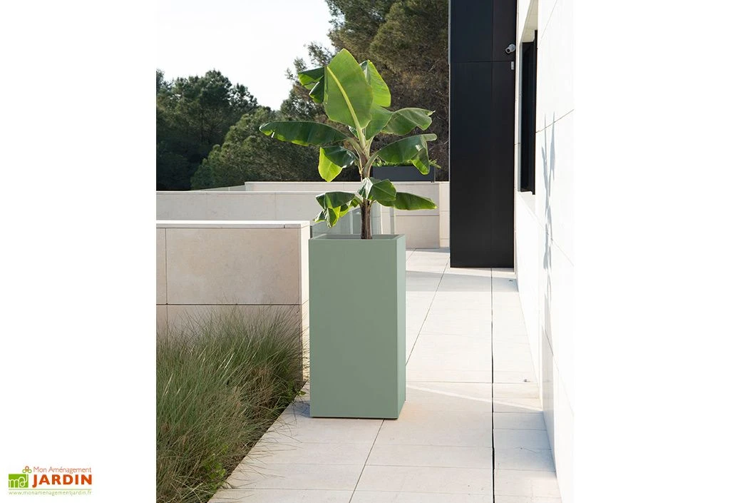 Jardinière Haute En Métal Thermolaqué – 50 X 50 X 100 Cm 1 Jardinière Haute En Métal Thermolaqué – 50 X 50 X 100 Cm