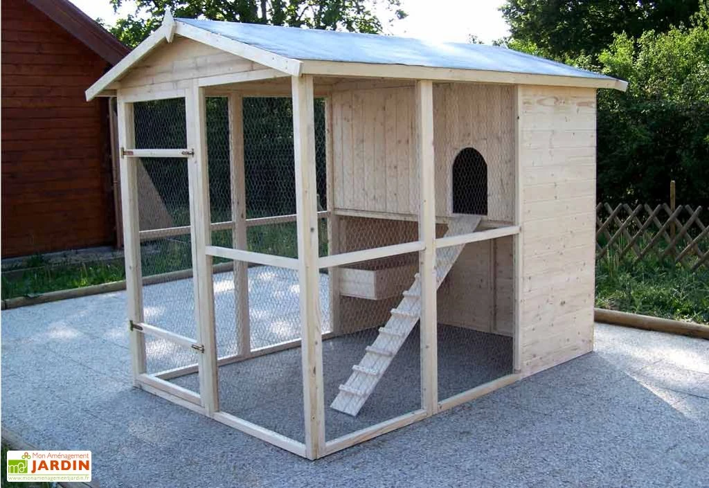 Poulailler En Bois Gournay (175x268x204) 2 Poulailler En Bois Gournay (175x268x204) – Image 2