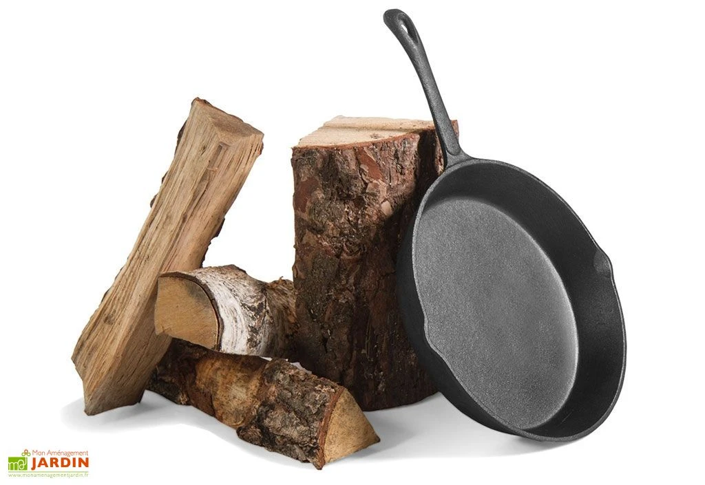 Poêle En Fonte Naturelle - 3 Dimensions 3 Poêle En Fonte Naturelle - 3 Dimensions – Image 3