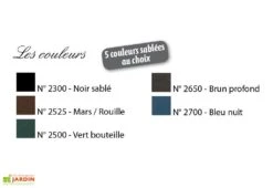 Porte Supplémentaire Pour Serre Chambord Ou Versailles -Abriet Mobilier Soldes Boutique porte accessoire serre chambord ou versailles aluminium laque 5 coloris 1