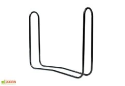 Porte-bûches En Acier Inoxydable – 122 Cm -Abriet Mobilier Soldes Boutique porte buches acier