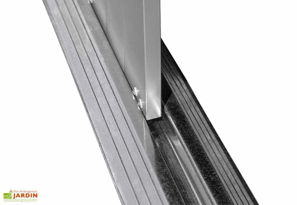 Abri De Jardin En Acier Galvanisé Gris Anthracite 8 M² 5 Abri De Jardin En Acier Galvanisé Gris Anthracite 8 M² – Image 5