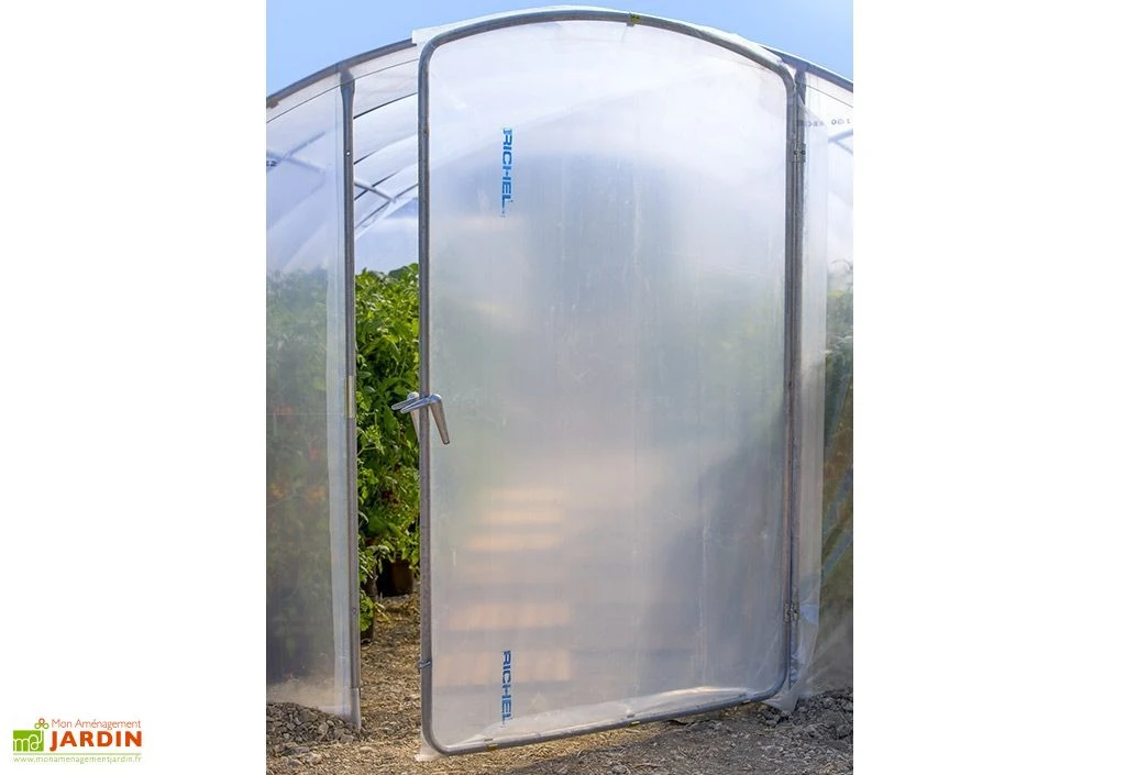 Porte Pour Serre De Jardin Tunnel Richel 4,5 M 1 Porte Pour Serre De Jardin Tunnel Richel 4,5 M