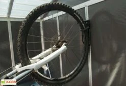 Porte Vélo Vertical Pour Abris De Jardin Yukon -Abriet Mobilier Soldes Boutique porte velo vertical 3